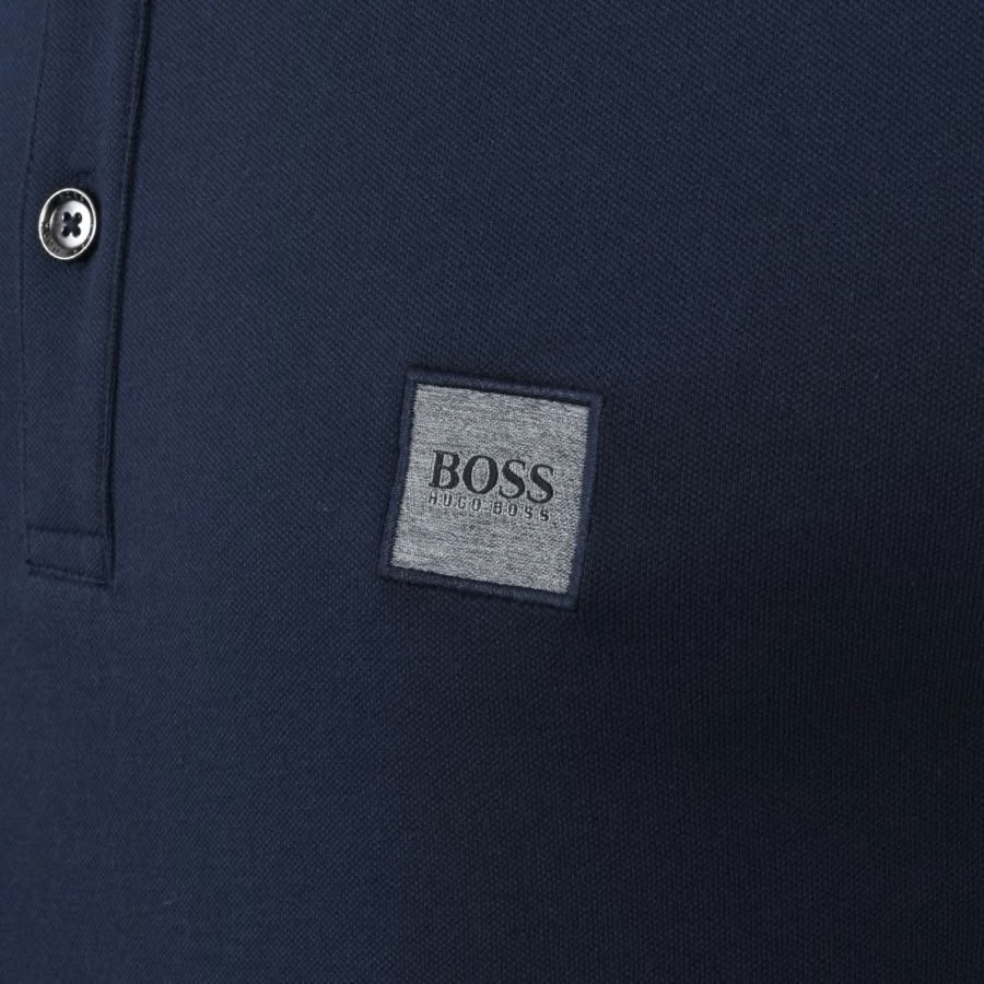 Alternative Image for ProductBOSS Passerby Long Sleeve Polo T Shirt Navy3